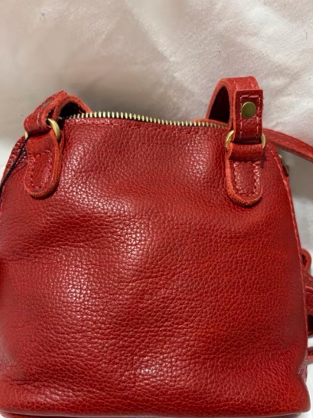 HTF Portland Leather Small Luna in Chili Red - Picture 6 of 7